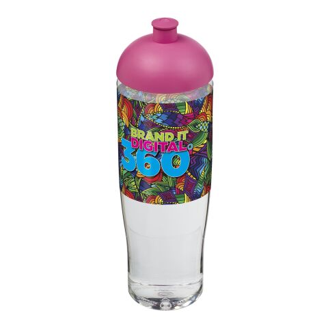 H2O Tempo® 700 ml Sportflasche mit Stülpdeckel transparent-rosa | ohne Werbeanbringung | Nicht verfügbar | Nicht verfügbar