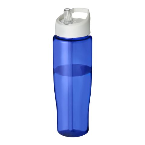 H2O Tempo® 700 ml Sportflasche mit Ausgussdeckel mittelblau-weiß | ohne Werbeanbringung | Nicht verfügbar | Nicht verfügbar