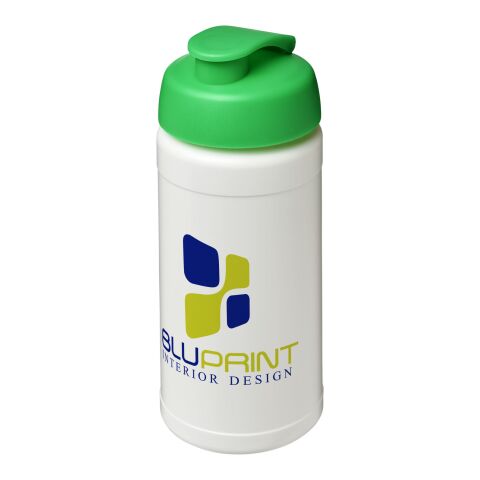 Baseline® Plus 500 ml Sportflasche mit Klappdeckel transparent-grün | ohne Werbeanbringung | Nicht verfügbar | Nicht verfügbar