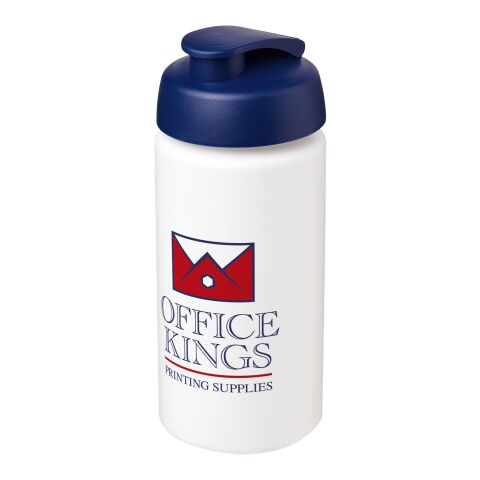 Baseline® Plus grip 500 ml Sportflasche mit Klappdeckel transparent-blau | ohne Werbeanbringung | Nicht verfügbar | Nicht verfügbar