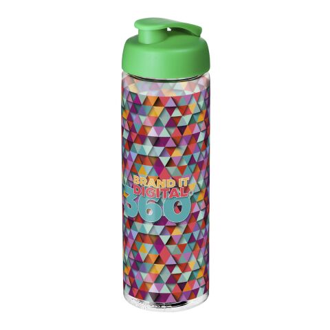 H2O Vibe 850 ml Sportflasche mit Klappdeckel transparent-grün | ohne Werbeanbringung | Nicht verfügbar | Nicht verfügbar