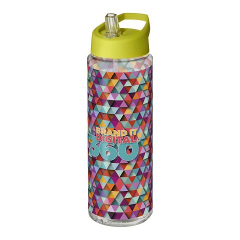 H2O Vibe 850 ml Sportflasche mit Ausgussdeckel weiss-limone | ohne Werbeanbringung | Nicht verfügbar | Nicht verfügbar