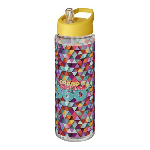 H2O Vibe 850 ml Sportflasche mit Ausgussdeckel weiß-gelb | ohne Werbeanbringung | Nicht verfügbar | Nicht verfügbar