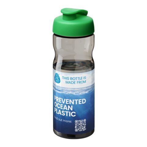 H2O Eco 650 ml Sportflasche mit Klappdeckel anthrazit-hellgrün | ohne Werbeanbringung | Nicht verfügbar | Nicht verfügbar