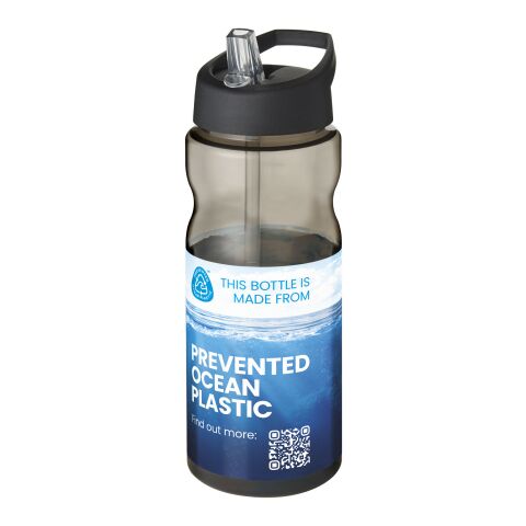 H2O Eco 650 ml Sportflasche mit Ausgussdeckel charcoal-schwarz | ohne Werbeanbringung | Nicht verfügbar | Nicht verfügbar