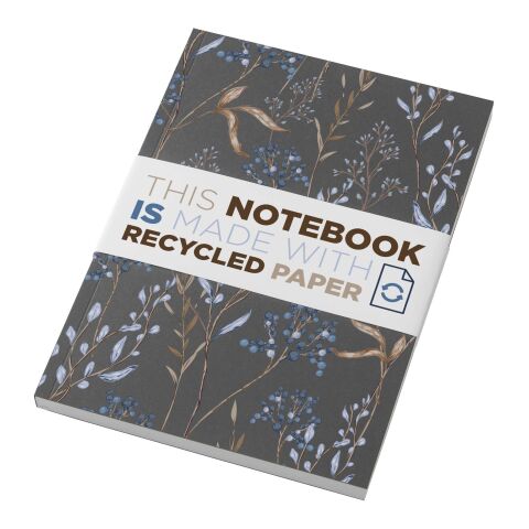 Novella Austen A5 Softcover Notizbuch aus Recyclingmaterial – 100 Blatt kohle