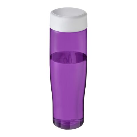 H2O Tempo® 700 ml Sportflasche mit Drehdeckel lila-weiß | ohne Werbeanbringung | Nicht verfügbar | Nicht verfügbar