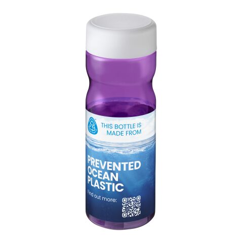 H2O Eco Base 650 ml Sportflasche mit Drehdeckel lila-weiß | ohne Werbeanbringung | Nicht verfügbar | Nicht verfügbar