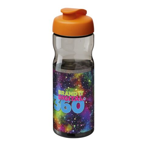 H2O Active® Base Tritan™ 650 ml Sportflasche mit Klappdeckel anthrazit-orange | ohne Werbeanbringung | Nicht verfügbar | Nicht verfügbar