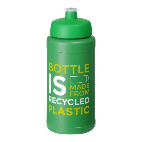 Baseline Recycelte Sportflasche, 500 ml grün-grün | ohne Werbeanbringung | Nicht verfügbar | Nicht verfügbar