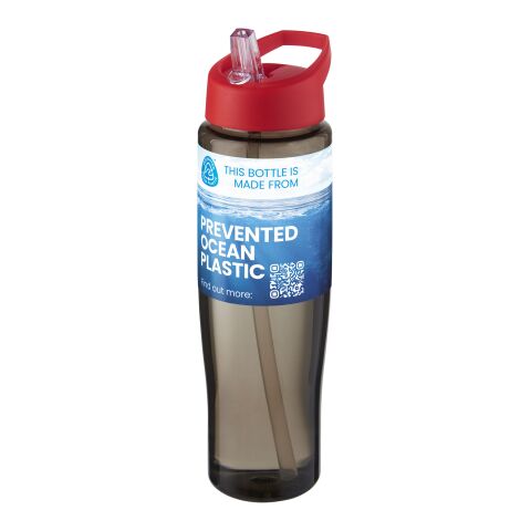H2O Active® Eco Tempo 700 ml Sportflasche mit Ausgussdeckel rot-anthrazit | ohne Werbeanbringung | Nicht verfügbar | Nicht verfügbar