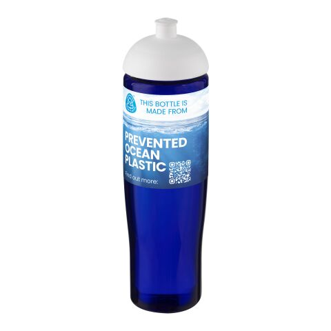 H2O Active® Eco Tempo 700 ml Sportflasche mit Stülpdeckel weiß-mittelblau | ohne Werbeanbringung | Nicht verfügbar | Nicht verfügbar