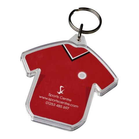 Combo Schlüsselanhänger in T-Shirt-Form weiß | ohne Werbeanbringung | Nicht verfügbar | Nicht verfügbar