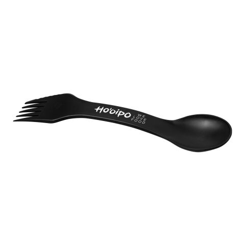 Epsy 3-in-1 Löffel, Gabel und Messer schwarz | ohne Werbeanbringung | Nicht verfügbar | Nicht verfügbar