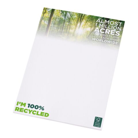Desk-Mate® A4 recycelter Notizblock weiß | 25 pages | ohne Werbeanbringung | Nicht verfügbar | Nicht verfügbar