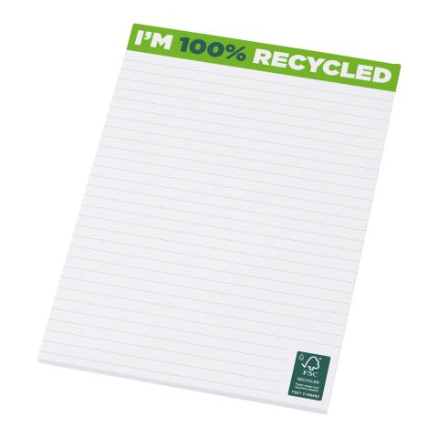 Desk-Mate® A5 recycelter Notizblock Weiß | 25 pages | ohne Werbeanbringung | Nicht verfügbar | Nicht verfügbar