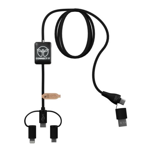 SCX.design C48 CarPlay 5-in-1 Ladekabel mit Leuchtlogo