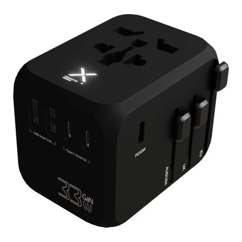 SCX.design T16 Universeller Reiseadapter schwarz