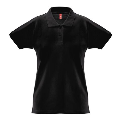 THC MONACO WOMEN. Damen Poloshirt schwarz