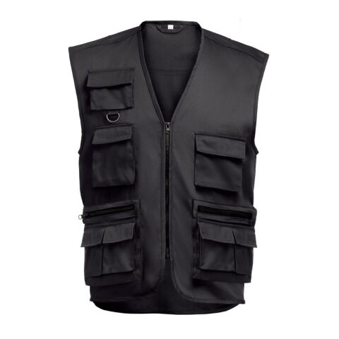 THC PIXEL. Weste (200 g/m²) aus Polyester und Baumwolle