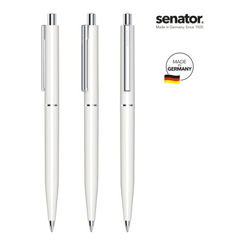 senator Point  Polished  Druckkugelschreiber weiß | ohne Werbeanbringung | ohne Werbeanbringung | Nicht verfügbar