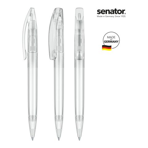 senator Bridge Clear Drehkugelschreiber weiß | ohne Werbeanbringung | ohne Werbeanbringung | Nicht verfügbar