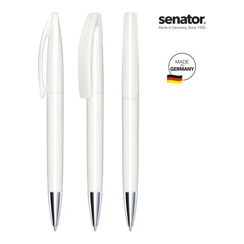 Senator BRIDGE polished MT Kugelschreiber weiß | ohne Werbeanbringung | Nicht verfügbar | ohne Werbeanbringung