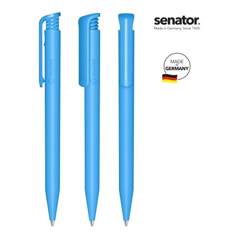 senator® Super Hit Matt Recycled Druckkugelschreiber blau | Nicht verfügbar | ohne Werbeanbringung | ohne Werbeanbringung