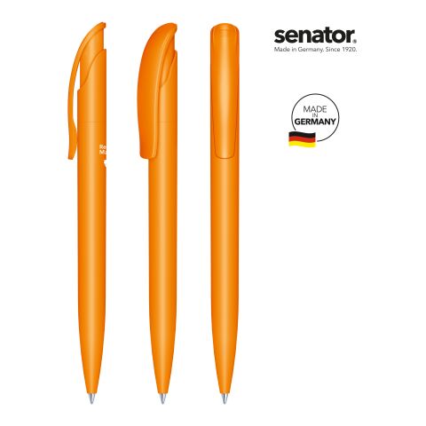 Senator Challenger Matt Recycled Druckkugelschreiber orange | Nicht verfügbar | ohne Werbeanbringung | ohne Werbeanbringung | Nicht verfügbar