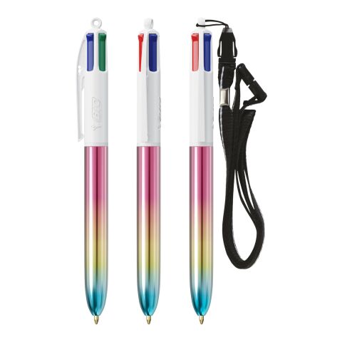 BIC® 4 Colours® Gradient + lanyard