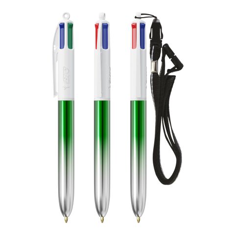 BIC® 4 Colours® Bicolor + lanyard