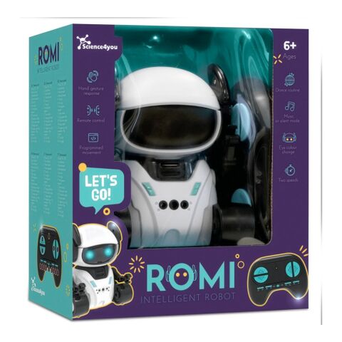 ROMI INTELLIGENT ROBOT. Lernspielzeug für Kinder Weiss | ohne Werbeanbringung | Nicht verfügbar | Nicht verfügbar | Nicht verfügbar