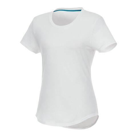 Jade Kurzarm T-Shirt für Damen aus recyceltem Material weiß | L | ohne Werbeanbringung | Nicht verfügbar | Nicht verfügbar