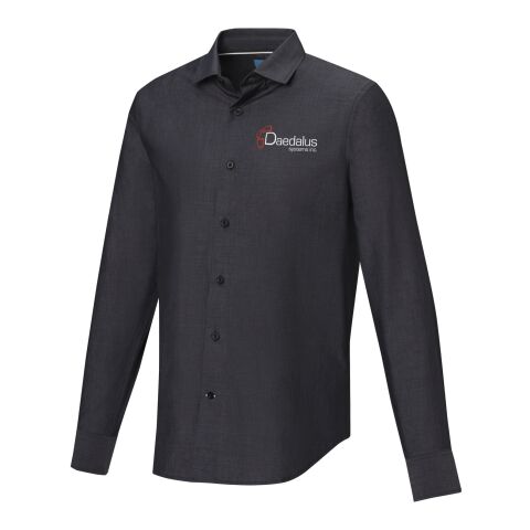 Cuprite Langarm Shirt aus GOTS-zertifiziertem Bio-Material für Herren Standard | schwarz | XS | ohne Werbeanbringung | Nicht verfügbar | Nicht verfügbar | Nicht verfügbar
