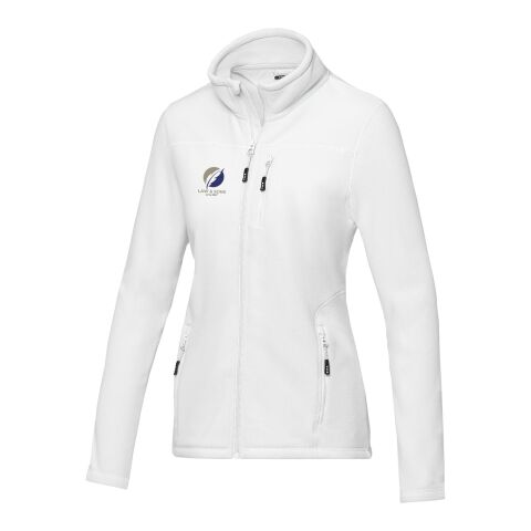 Amber GRS recycelte Fleecejacke für Damen Standard | weiss | S | ohne Werbeanbringung | Nicht verfügbar | Nicht verfügbar | Nicht verfügbar