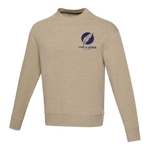 Jet Unisex Aware™ Pullover mit Rundhalsausschnitt aus recyceltem Material Standard | Oatmeal | S | ohne Werbeanbringung | Nicht verfügbar | Nicht verfügbar | Nicht verfügbar