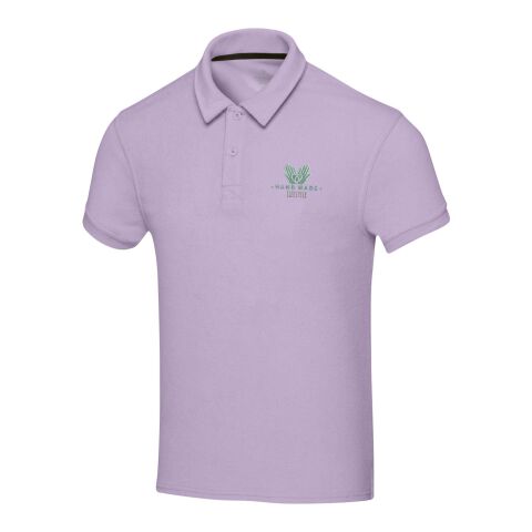 Akoya Poloshirt aus recyceltem Frottee Unisex fliederfarben | 2XS | ohne Werbeanbringung | Nicht verfügbar | Nicht verfügbar