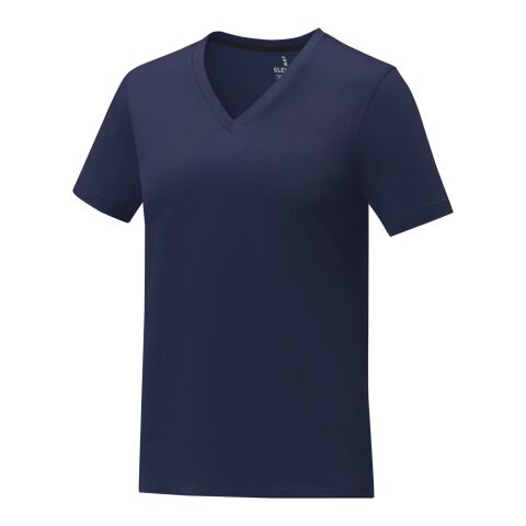 Somoto T-Shirt mit V-Ausschnitt für Damen Standard | marineblau | 2XL | ohne Werbeanbringung | Nicht verfügbar | Nicht verfügbar | Nicht verfügbar