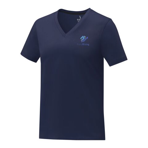 Somoto T-Shirt mit V-Ausschnitt für Damen Standard | navy | 2XL | ohne Werbeanbringung | Nicht verfügbar | Nicht verfügbar | Nicht verfügbar
