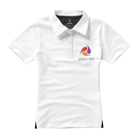 Markham Damen Poloshirt Standard | Weiß | XS | ohne Werbeanbringung | Nicht verfügbar | Nicht verfügbar | Nicht verfügbar