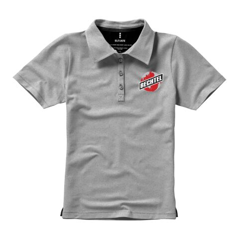 Markham Damen Poloshirt Standard | grau meliert | XL | ohne Werbeanbringung | Nicht verfügbar | Nicht verfügbar | Nicht verfügbar