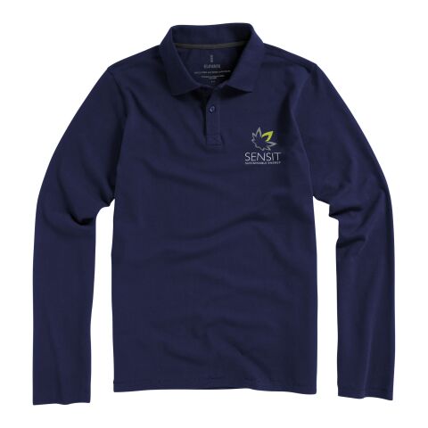 Oakville Langarm Poloshirt Standard | navy | L | ohne Werbeanbringung | Nicht verfügbar | Nicht verfügbar | Nicht verfügbar