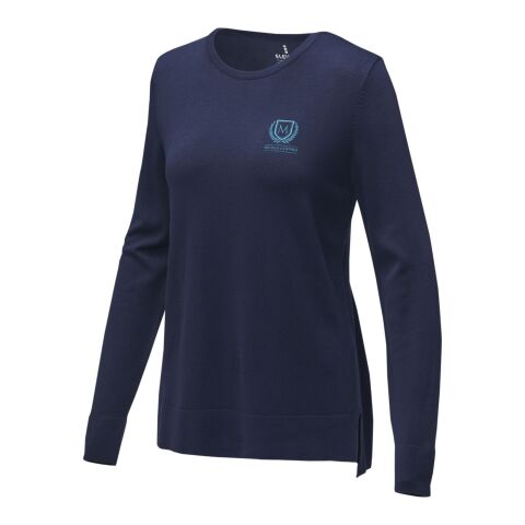 Merrit Pullover mit Rundhalsausschnitt für Damen navy | XS | ohne Werbeanbringung | Nicht verfügbar | Nicht verfügbar | Nicht verfügbar