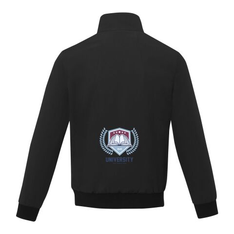 PF Concept Deutschland GmbH 48h Express-Druck Werbeartikel Keefe leichte Bomberjacke - Unisex – schwarz – L – mit Logo bedruckt