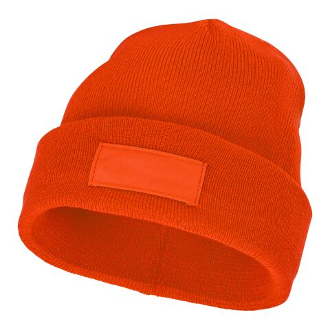 Boreas Mütze mit Aufnäher orange | ohne Werbeanbringung | Nicht verfügbar | Nicht verfügbar