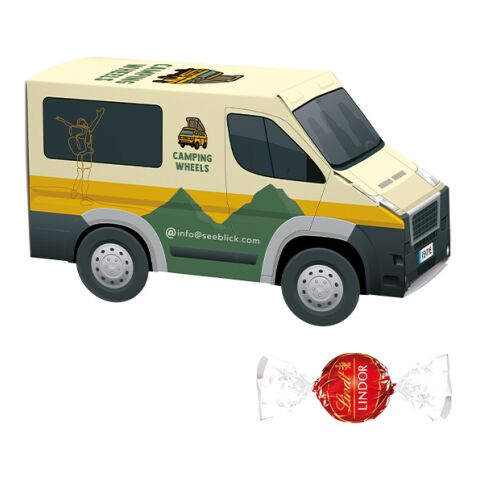 3D-Präsent Transporter ohne Werbeanbringung | Lindt LINDOR Milchkugeln