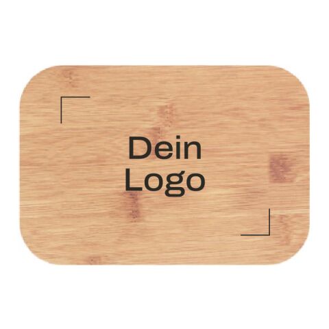 Lunch box mit bambus deckel