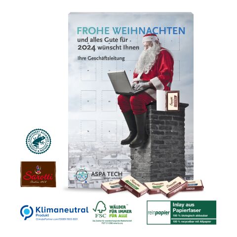 Jubiläums Wand-Adventskalender Business Exklusiv Organic, Klimaneutral, FSC® 
