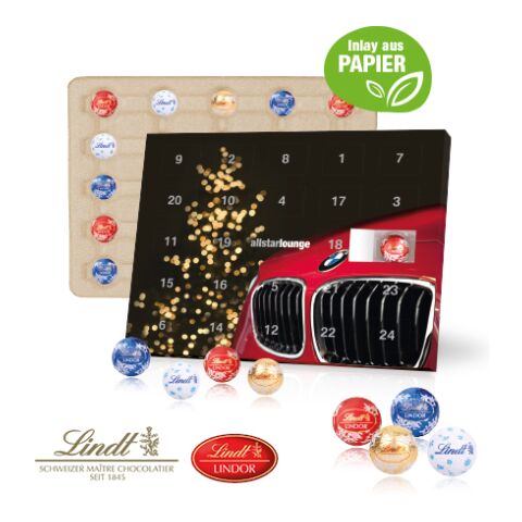 Tisch-Adventskalender Lindt &quot;Gourmet Edition&quot;, Inlay Aus Papier