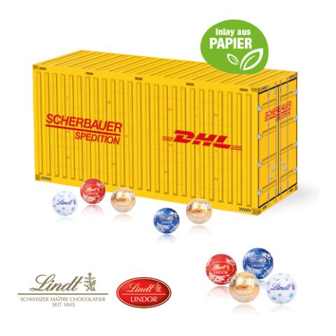 3D Adventskalender &quot;Container&quot; Mit Papier-Inlay